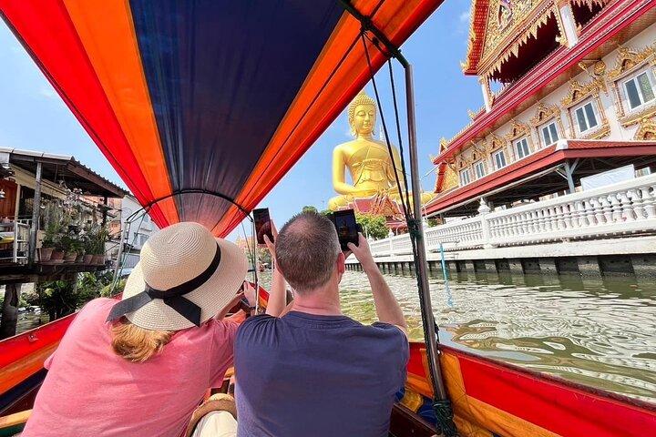 Bangkok Canal Tour Wat Pak Nam, Casa dos Artistas, Mercado das Flores
