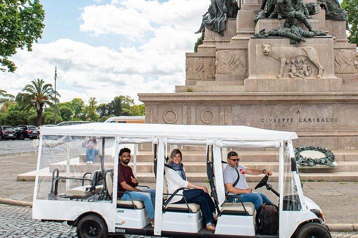 Private Rome Carrinho de golfe passeio gemas escondidas com café e gelato