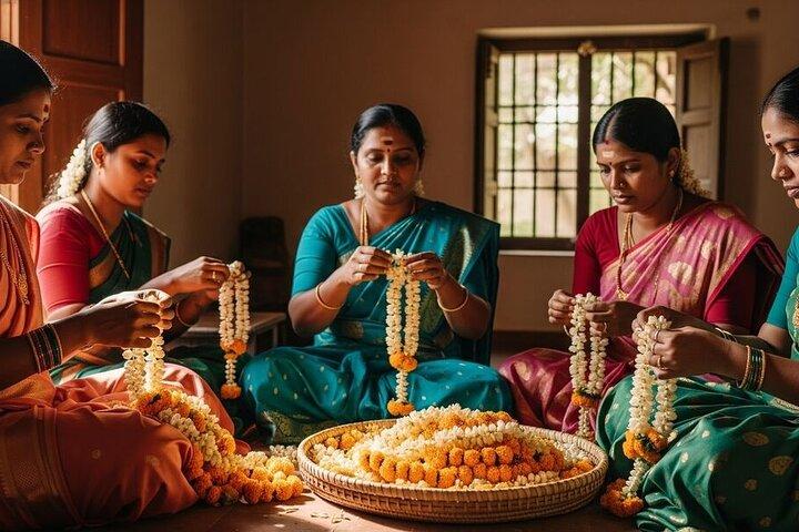 Private Tour, um traditionelle indische Kunst, Handwerk & Kochen zu lernen