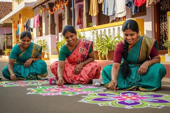 インドの伝統美術、工芸、料理を学ぶプライベートツアー
