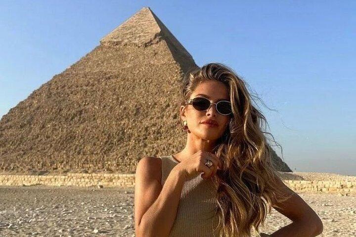 Giza Pyramids Grand Egyptian Museum och Nilen Middagskryssning