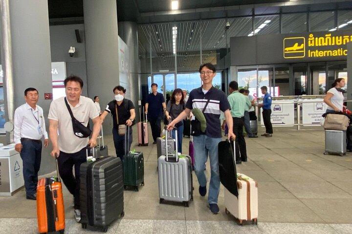 シェムリアップ市内のホテルからシェムリアップ空港への送迎