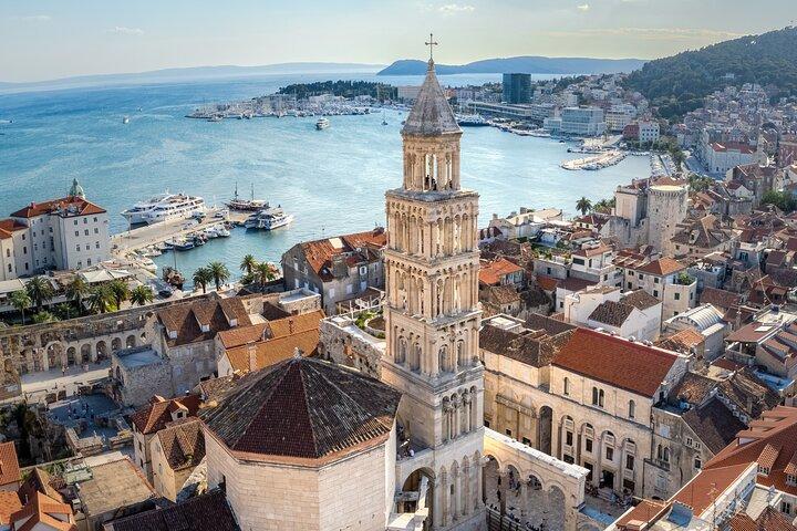 Privat transfer från Dubrovnik till Split med 2 timmars sightseeing