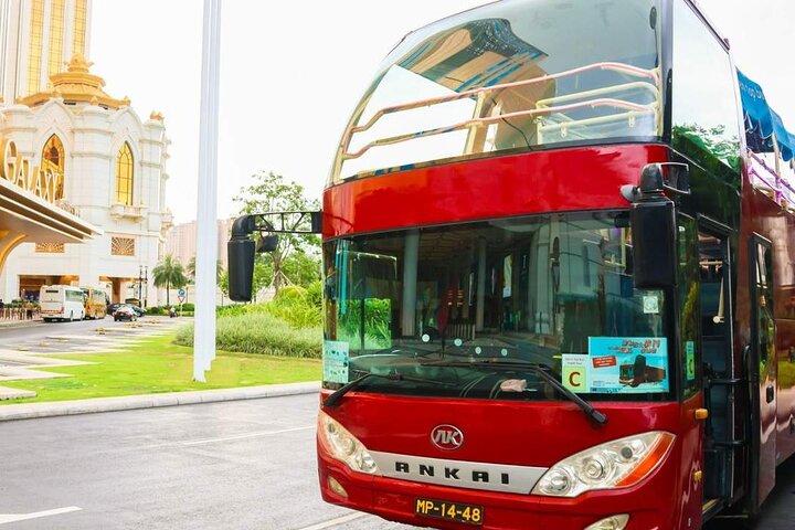 Macau Hop-On Hop-Off Open Top Sightseeing Bus Tour