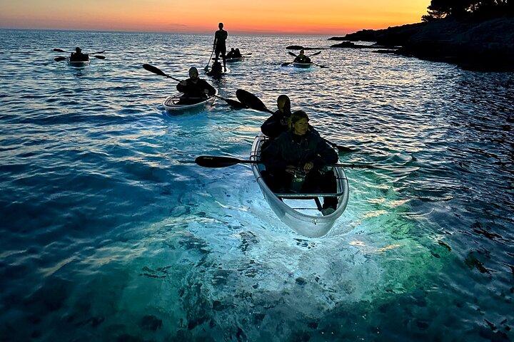 Clear Kayak Sunset to Dusk Glow Tour