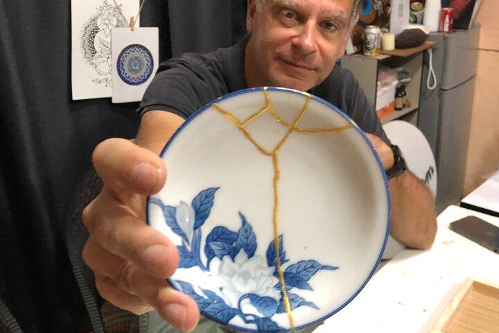 装飾作品のための現代金継ぎワークショップ