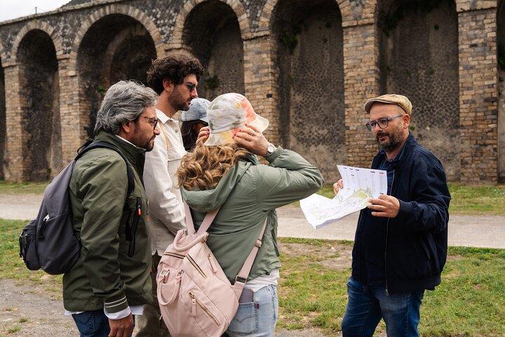 Pompeia e Herculano de trem de Roma com almoço de pizza