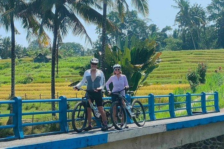 海へのジャティルウィ-ユネスコの棚田から海岸へのサイクリング