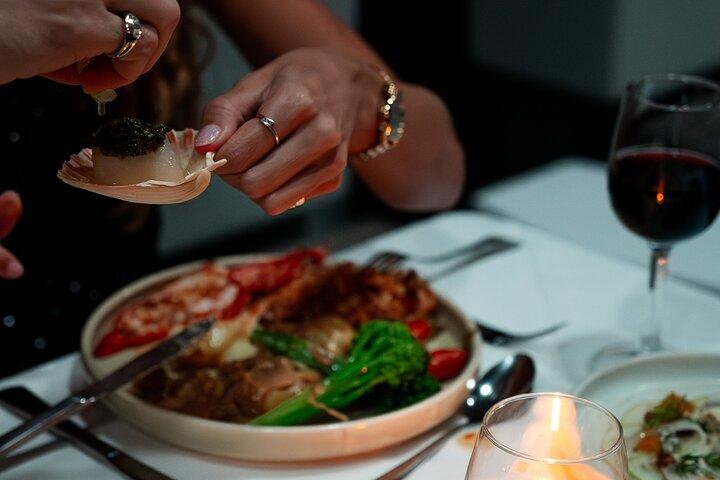 Port de Sydney : Dîner croisière en bateau de verre avec accord mets-vins
