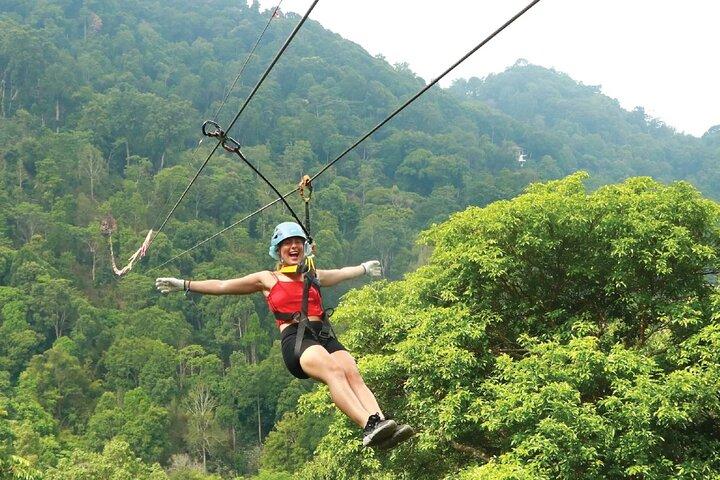 Kingkong Smile Zipline - Den længste højeste zipline i Chiang Mai