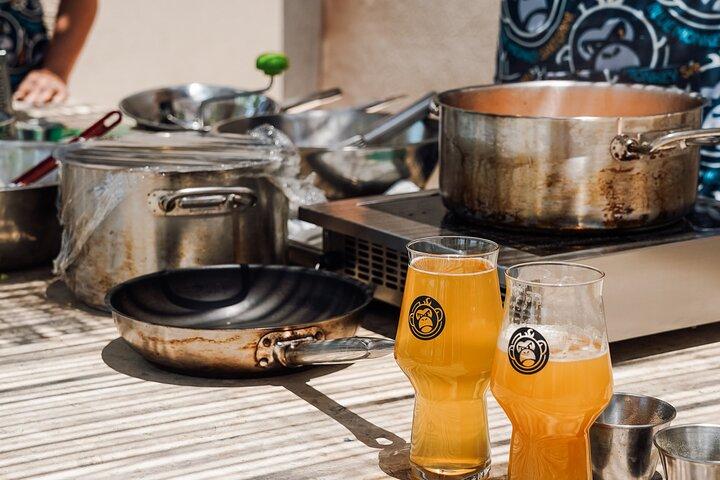 Santorini: The Aegean Cooking Class at Ftelos Brewery