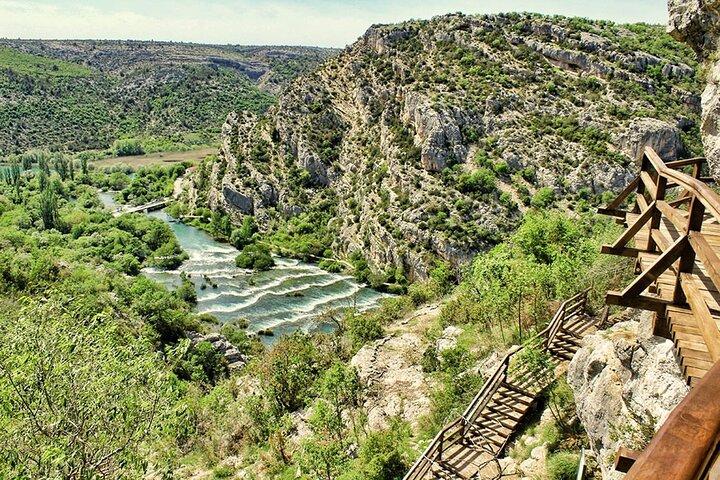 Parque Nacional de Krka : Roški, Visovac, Skradinski buk cachoeira
