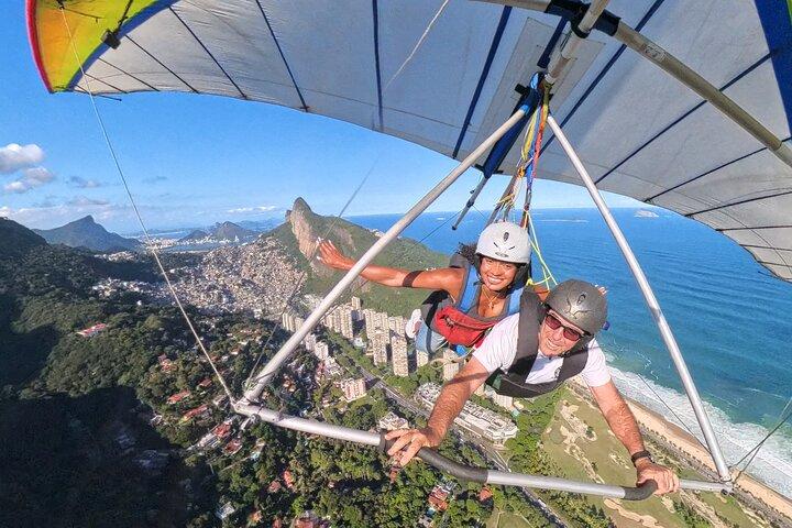 Tandemhängglidning i Rio de Janeiro