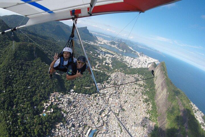 Tandemhängglidning i Rio de Janeiro