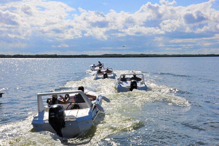 Mejor tour en lancha rápida y snorkel con traslado desde Cancún