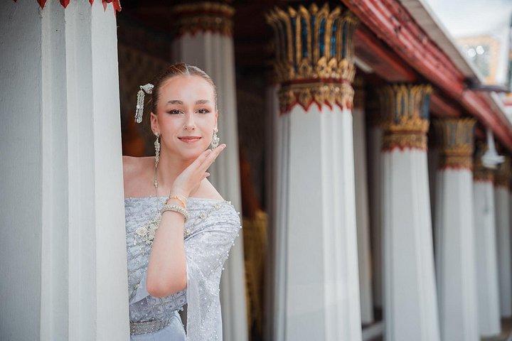 タイの衣装とDIYココナッツパンケーキで巡るワット・アルンプライベートツアー