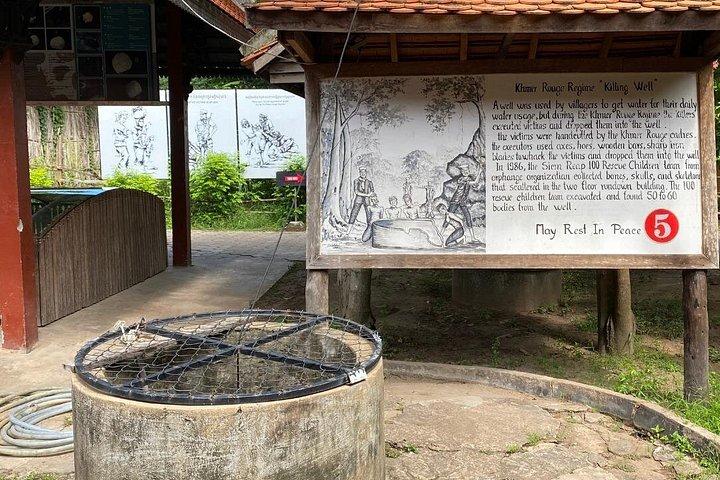 シェムリアップ：水上村、戦争博物館、キリングフィールド
