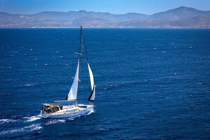 Une Journée Complète de Vraie Voile à South Naxos & Koufonisi SY AGERAS