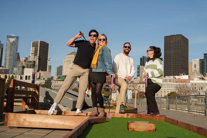 Utomhus minigolf i Montreal