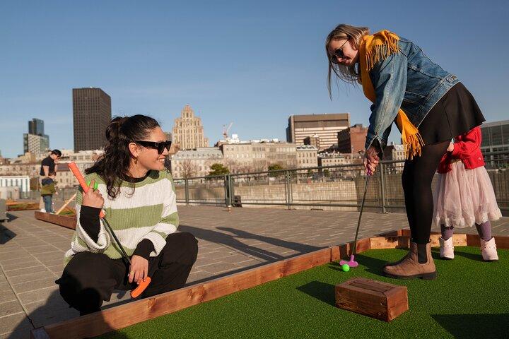 Utomhus minigolf i Montreal