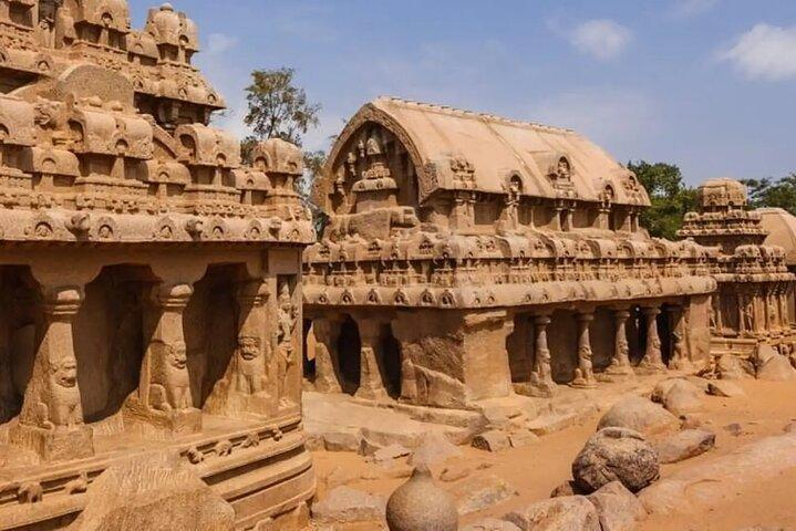 Fra Chennai Private Day Tour til Kanchipuram & Mahabalipuram