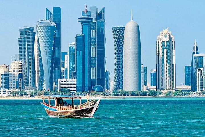 Doha Sightseeing Tour com Opcional Sunset Dhow Cruise