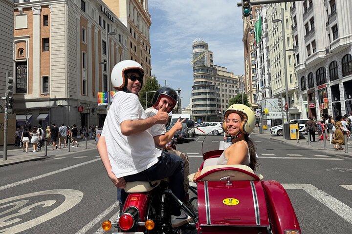 Den ultimative Madrid Private Sidecar oplevelse (2 timer)