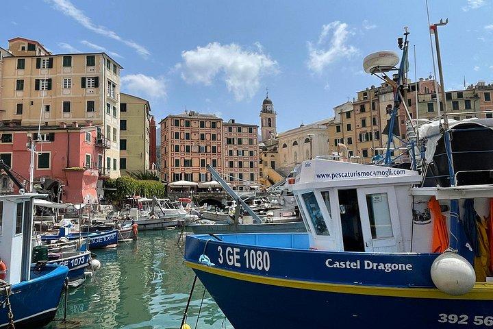 ジェノヴァ港発ポルトフィーノとイタリアリビエラプライベートガイドツアー