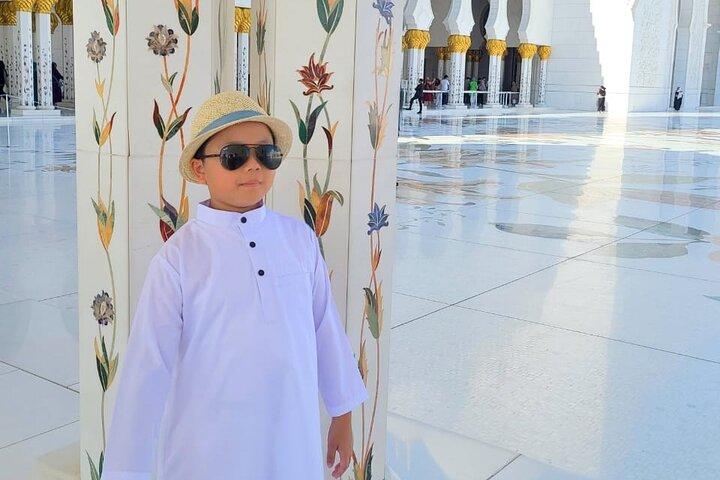 Excursion privée guidée d'une journée à Abu Dhabi avec photographie gratuite