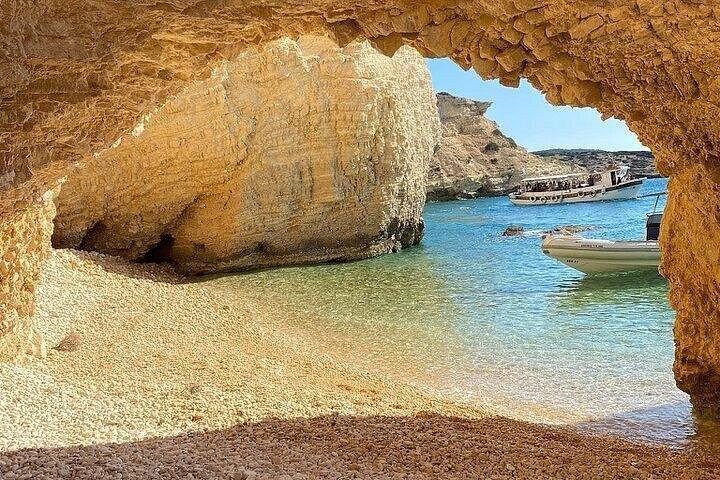 Shared Blue Lagoon Rib Boat Tour Paros