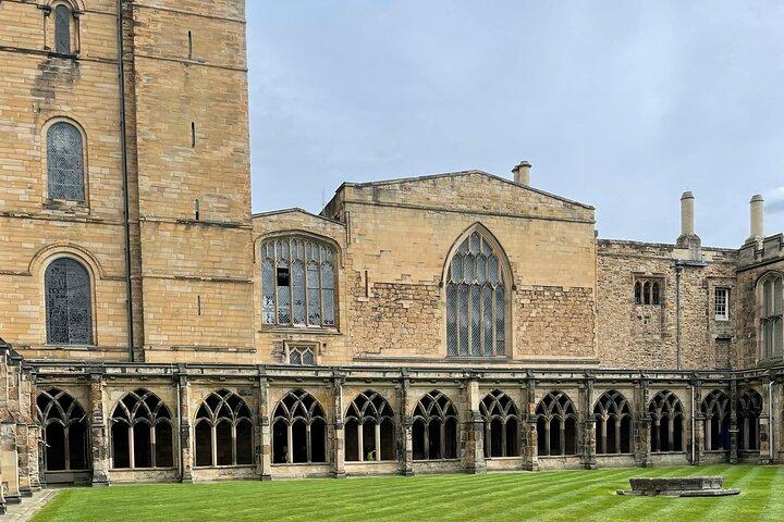 Durham munker, minearbejdere og katedral hemmeligheder tur med mobil app