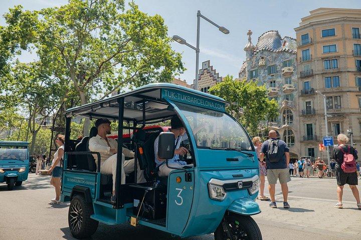 Visite privée de tuk tuk à Barcelone