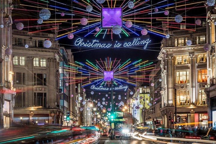 クリスマスイルミネーションプライベートロンドンタクシーツアー