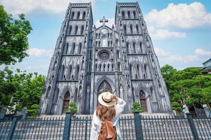 プライベートハノイウォーキングツアー：地元の隠れた名所と電車通り