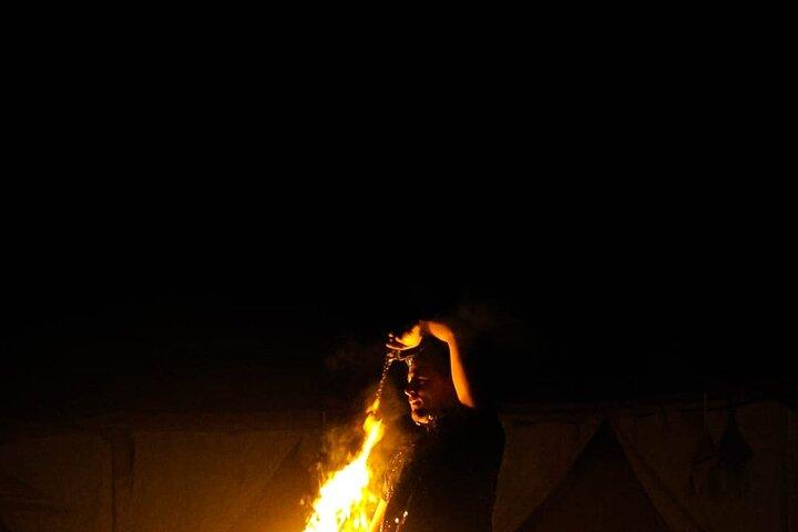 Agafay Desert : Camel Ride , Dinner , Fire Show and Swimming pool