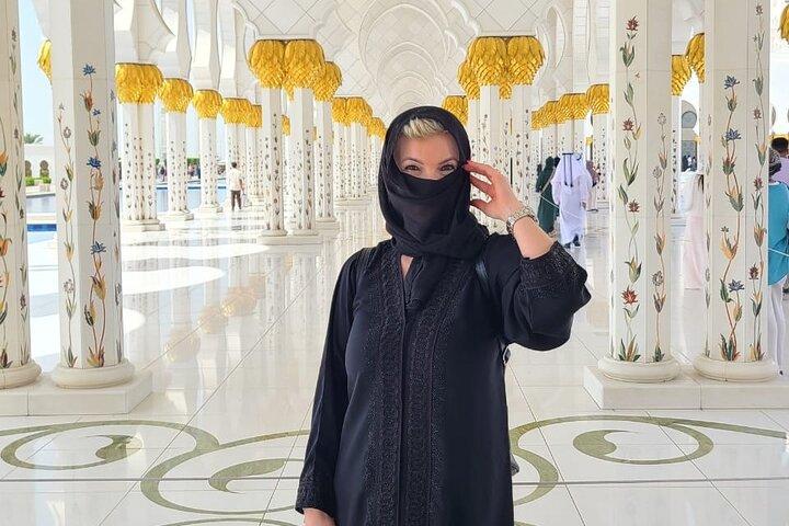 Excursion privée guidée d'une journée à Abu Dhabi avec photographie gratuite