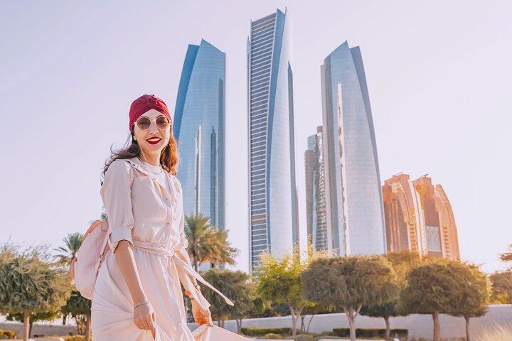 Excursion privée guidée d'une journée à Abu Dhabi avec photographie gratuite