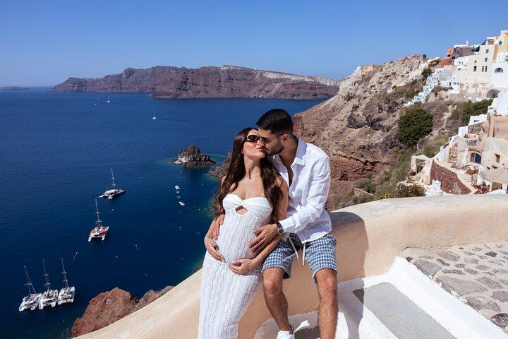 Santorini Privates Fotoshooting mit Chris oder Anna