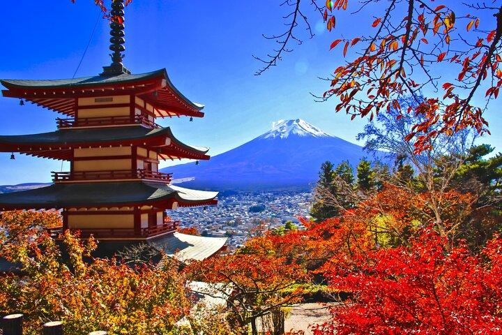Mt. Fuji, Arakurayama, Fujimichi , Oishi Park, Kawaguchiko See Tour