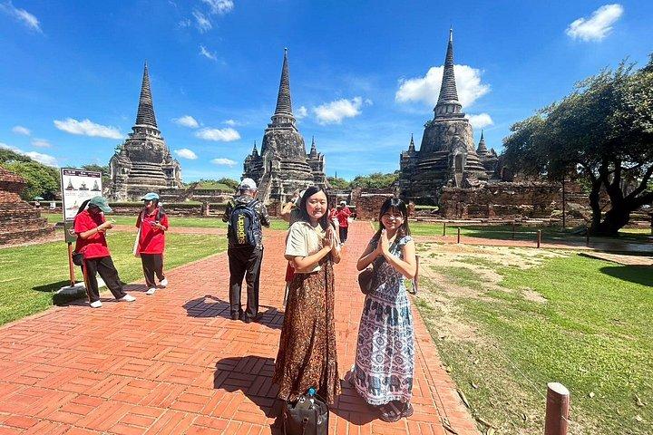 アユタヤユネスコ寺院群ディスカバリー＆サンセットリバークルーズプライベート
