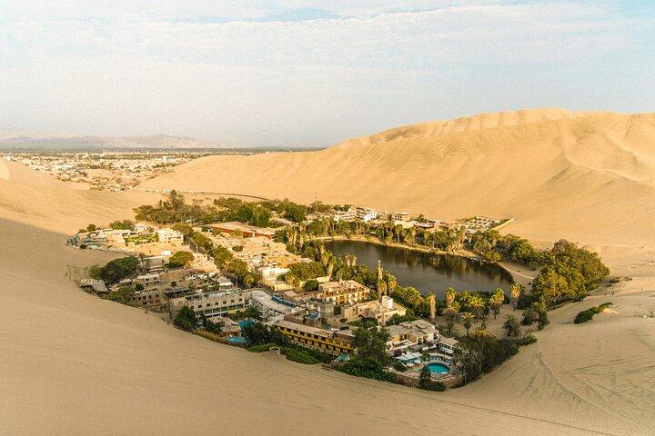 Excursión de día completo a la Bahía de Paracas y Oasis de Huacachina en Ica