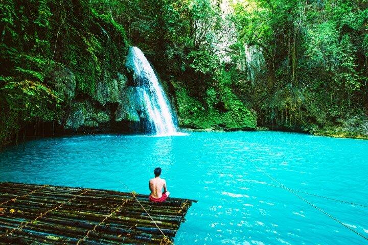 Oslob Whale Shark privat tur med Sumilon och Tumalog Falls