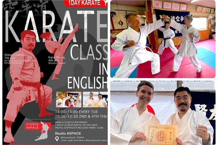 Aventura de karate em Osaka Japão