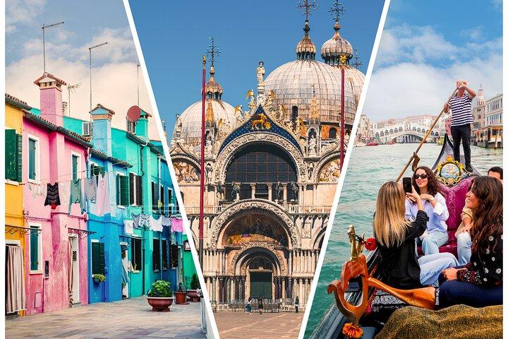 San Marco, Palazzo Ducale, con Murano e Burano e giro in gondola