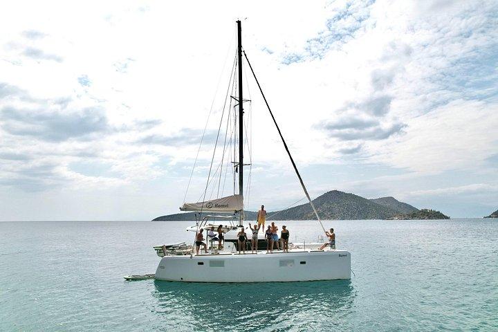 Nafplio Catamaran Full Day Sailing Private Cruise