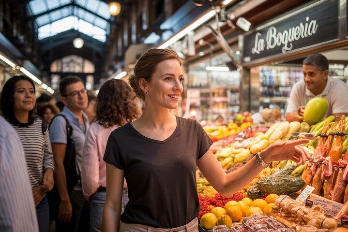 Private Boqueria markedstur med smagsprøver