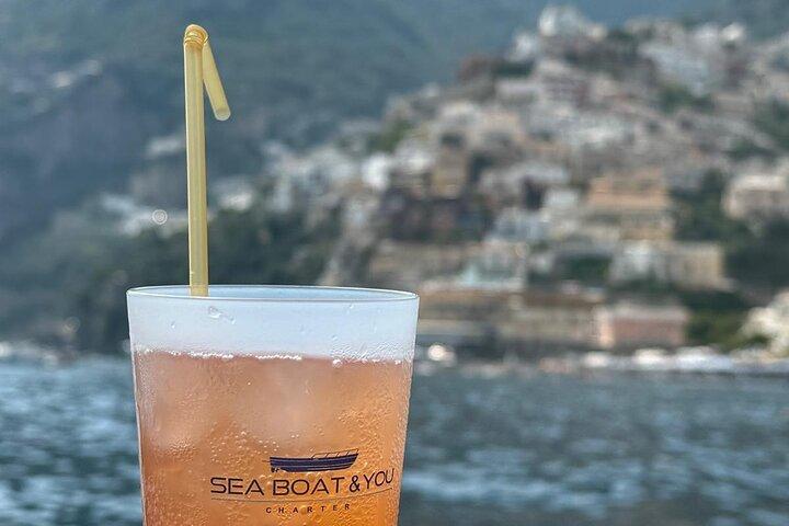 Pôr do sol em Positano compartilhado em barco com aperitivo