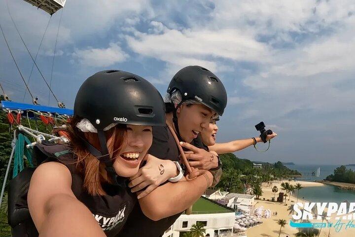 Expérience de balançoire géante au Skypark Sentosa | Singapore