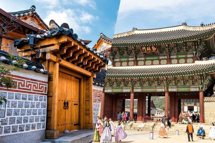 Gyeongbokgung Palace o tour a piedi del villaggio di Bukchon