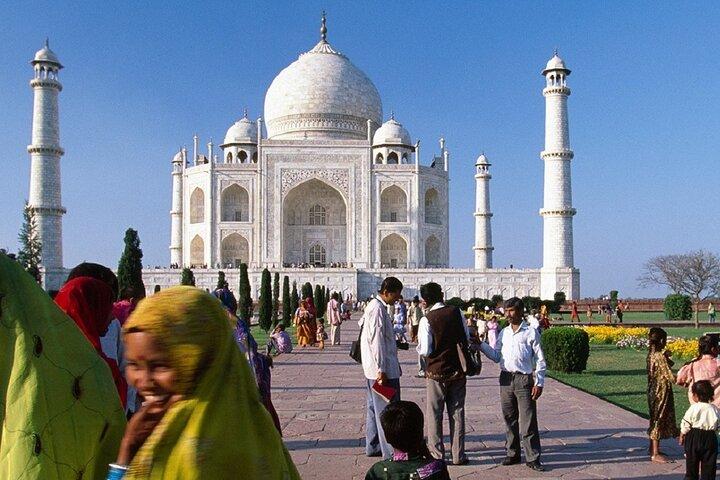Same Day Taj Mahal/Agra Tour fra Bangkok med returflyvning